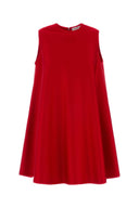 Stella Mc Cartney Red Satin Mini Dress