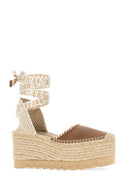 Stella Mc Cartney Brown Alter Mat Gaia Wedges