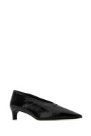 Jil Sander Black Leather Pumps