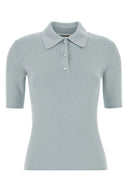 Jil Sander Polo de lana azul claro pastel