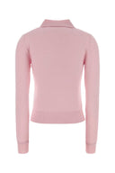 Jil Sander Pink Wool Polo Shirt