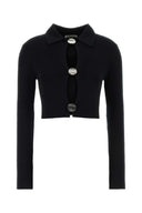 Jil Sander Cárdigan de lana negro