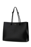 Jil Sander Black Leather Tangle Shopping Bag
