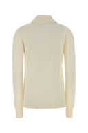 Jil Sander Cream Wool Sweater