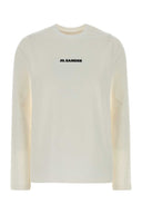 Jil Sander Camiseta de algodón blanca