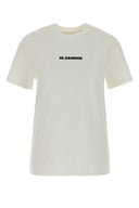 Jil Sander Camiseta de algodón blanca