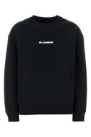 Jil Sander Black Cotton Sweatshirt