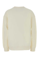 Jil Sander Ivory Cotton Sweatshirt