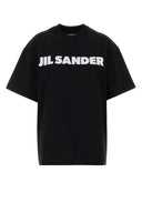 Jil Sander Camiseta de algodón negra