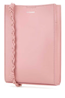 Jil Sander Pink Leather Small Tangle Shoulder Bag