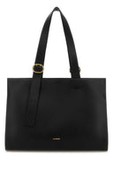 Jil Sander Bolso shopping de cuero negro