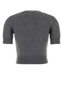 Jil Sander Dark Grey Wool Sweater