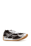 Bottega Veneta Two Tone Mesh And Rubber Orbit Sneakers