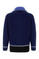 Marni Blue Wool Blend Cardigan
