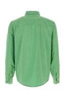 Versace Grass Green Cotton Shirt
