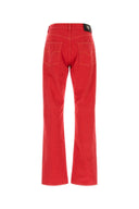 Versace Red Denim Jeans