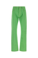 Versace Light Green Denim Jeans