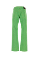 Versace Light Green Denim Jeans