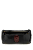 Versace Black Nappa Leather Lou Belt Bag