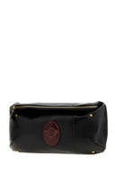 Versace Black Nappa Leather Lou Belt Bag