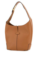 Tod's Orange Leather Bucket Bag