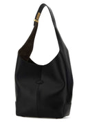 Tod's Black Leather Tod S Di Bag Folio Bucket Bag