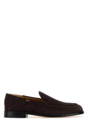 Tod's Dark Brown Suede Loafers