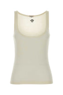 Versace Cream Wool Tank Top