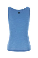 Versace Cerulean Blue Wool Tank Top