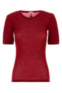 Versace Red Wool T Shirt