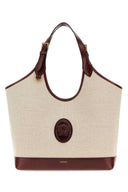 Versace Cappuccino Canvas Large Riviã¨Re Shopping Bag