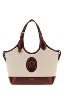Versace Cappuccino Canvas Riviã¨Re Handbag