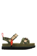 Sandali Ugg Goldenstar in tessuto verde militare