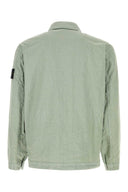 Stone Island セージグリーン ナイロン シャツ