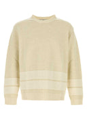 Maglione in misto cotone color crema Stone Island