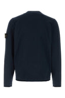 Stone Island Midnight Blue Cotton Blend Sweater