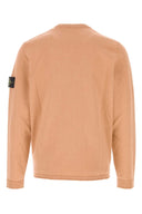 Stone Island Pastel Orange Cotton Blend Sweater