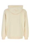 Felpa Stone Island in cotone color crema