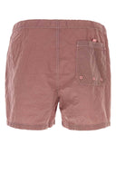 Stone Island Antiqued Pink Nylon Swimming Shorts