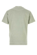 Stone Island Sage Green Cotton T Shirt