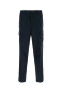 Pantaloni cargo in cotone blu navy Stone Island