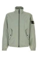 Giacca Stone Island in poliestere stretch verde menta