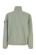 Giacca Stone Island in poliestere stretch verde menta