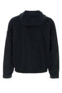 Stone Island 午夜蓝色弹力涤纶风衣