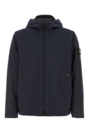 Giubbotto imbottito in poliestere stretch Stone Island Blu Navy