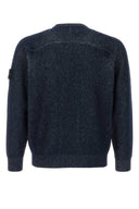 Maglione in misto cotone blu scuro Stone Island