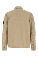 Camicia Stone Island in cotone beige