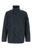 Stone Island 海军蓝色涤纶混纺夹克