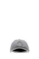 Stone Island Grey Nylon Baseball Cap