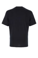 Brunello Cucinelli Dark Blue Silk Blend T Shirt